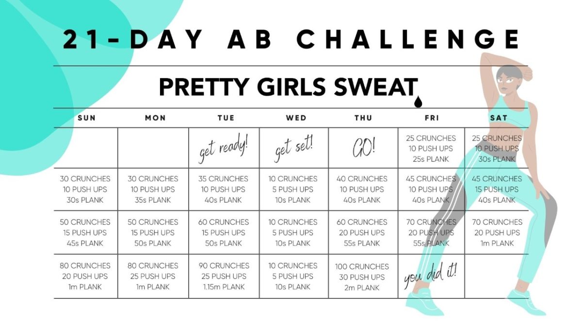 Ab Challenge - Pretty Girls Sweat